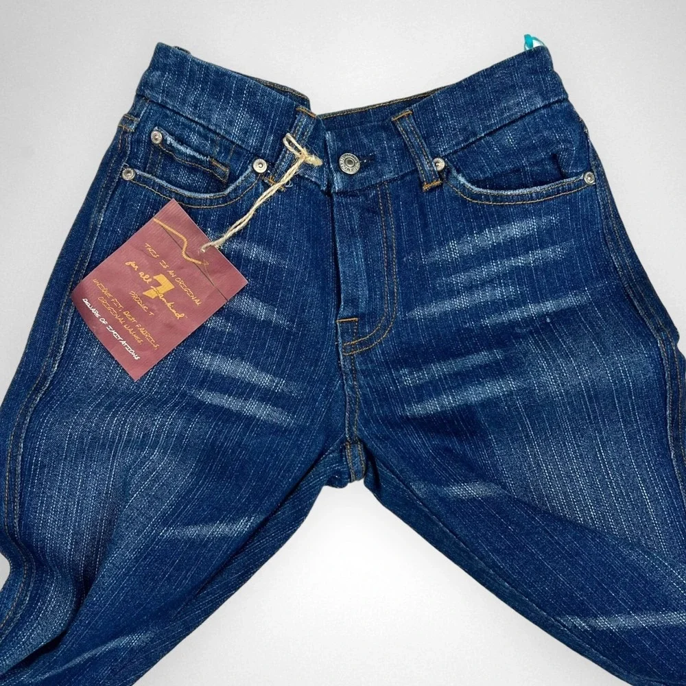 NWT 7 FOR‎ ALL MANKIND 27 Wide Leg Jeans